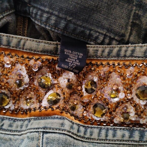Express Jeans With Sequin in Amber Color - Picture 6 of 8